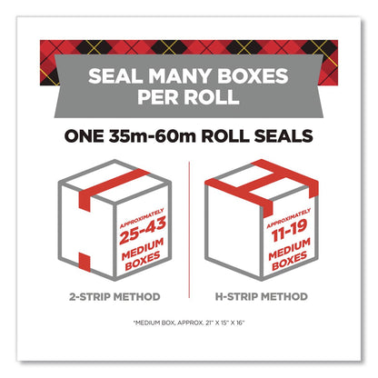 Scotch® General Purpose Packaging Tape with Dispenser, 3" Core, 1.88 x 84.2 yds, Clear (MMM335077RD36GC)