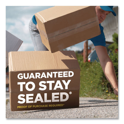 Scotch® Heavy-Duty Packaging Tape with 2 Dispensers, 3"Core, 1.88" x 54.6 yds, Clear, 4 Rolls/Pack (MMM385042RD)