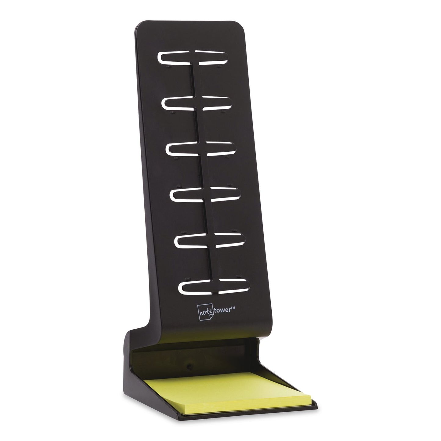NoteTower Mini Note Holder, Plastic, Black (NWRNTR3501)