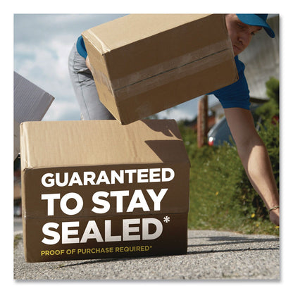 Scotch® Heavy-Duty Packaging Tape with 2 Dispensers, 3"Core, 1.88" x 54.6 yds, Clear, 4 Rolls/Pack (MMM385042RD)