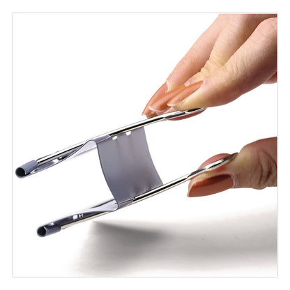 Officemate EZ Binder Clips, Large, Gray, 16/Pack (OIC99216)