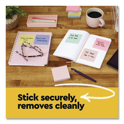 Post-it® Notes Original Pads in Canary Yellow, Note Ruled, 3" x 3", 100 Sheets/Pad, 18 Pads/Pack (MMM654144YW)