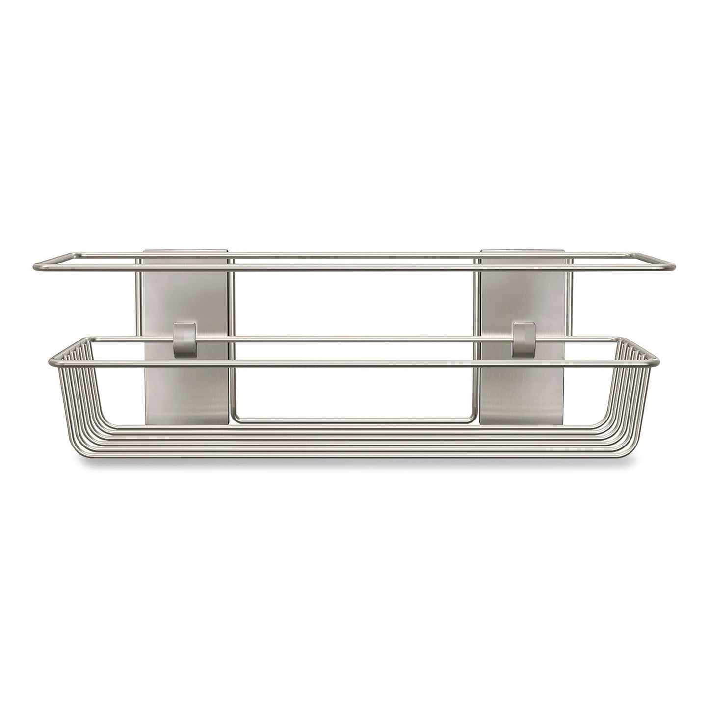 Command™ Bath Shower Caddy, 12.75 x 4.25 x 4, Satin Nickel (MMM24358308)