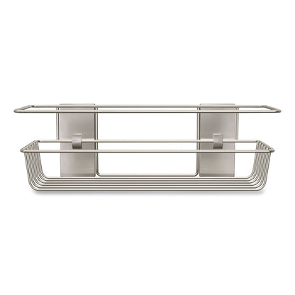 Command™ Bath Shower Caddy, 12.75 x 4.25 x 4, Satin Nickel (MMM24358308)