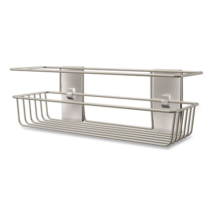 Command™ Bath Shower Caddy, 12.75 x 4.25 x 4, Satin Nickel (MMM24358308)