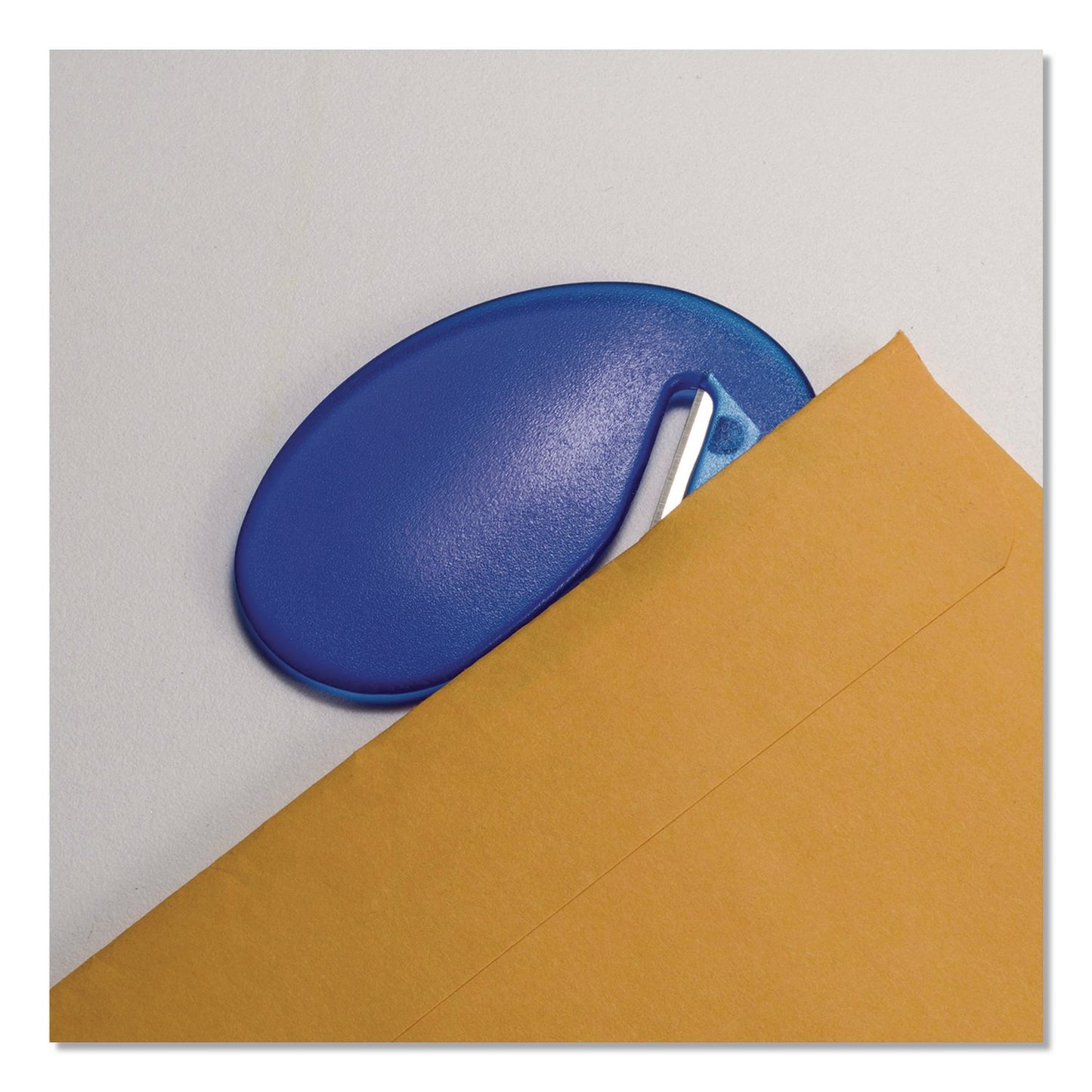 Officemate Letter Opener, 2.75", Blue (OIC587390)
