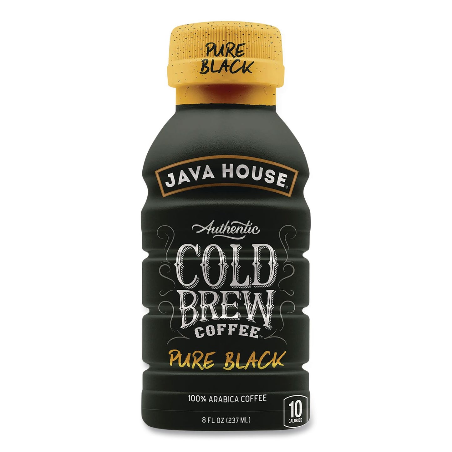 Java House® Cold Brew Coffee, Pure Black, 8 oz Bottle, 24/Carton (JVHHFP01781)