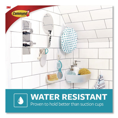 Command™ Bath Shower Caddy, 11.45 x 4.8 x 4, Clear (MMM70006900693)