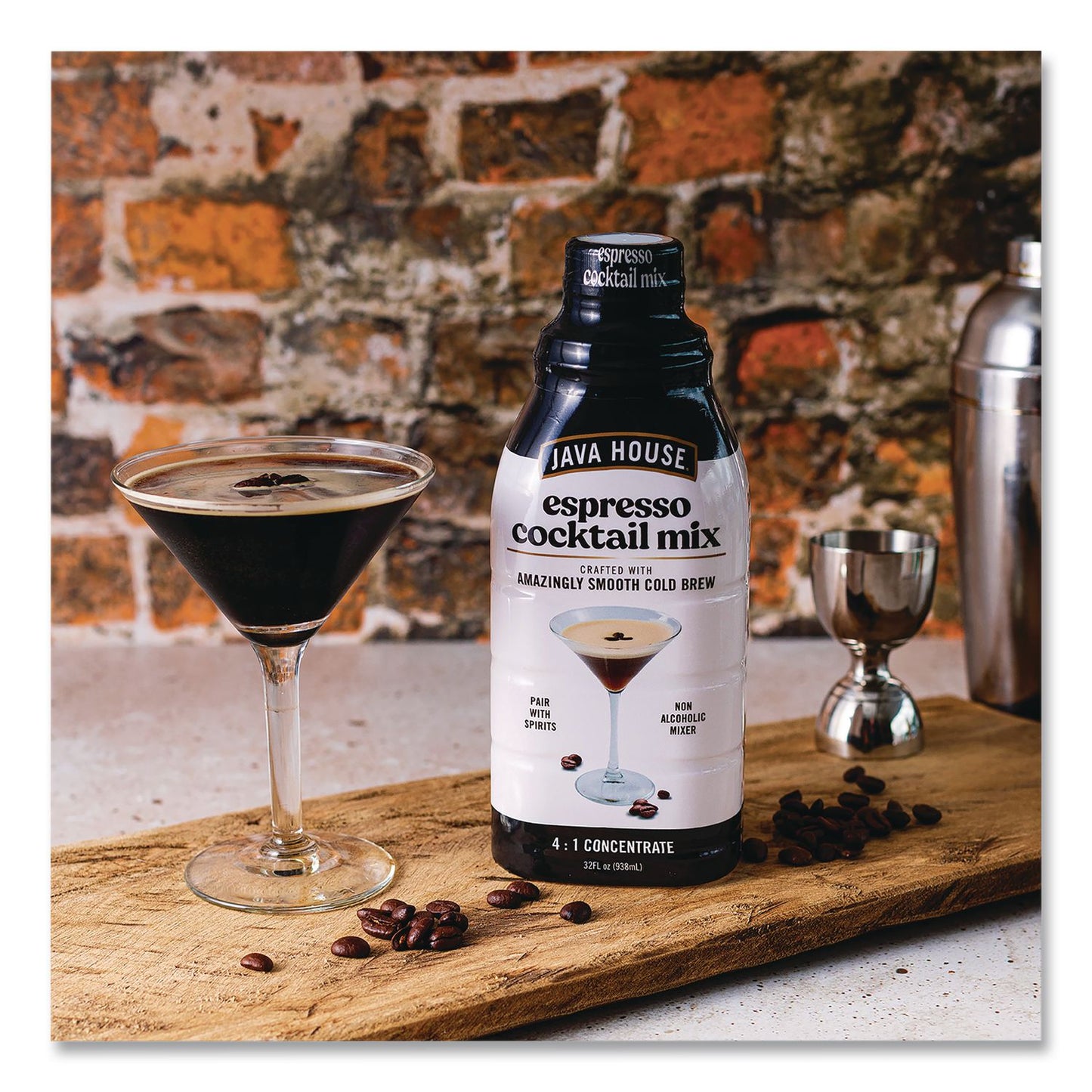 Java House® Espresso Cocktail Mix Cold Brew Coffee, 32 oz (JVHHFP01820)