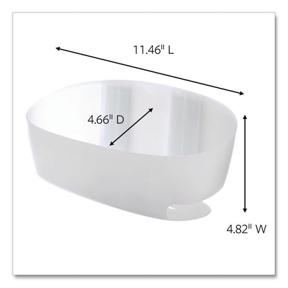 Command™ Bath Shower Caddy, 11.45 x 4.8 x 4, Clear (MMM70006900693)