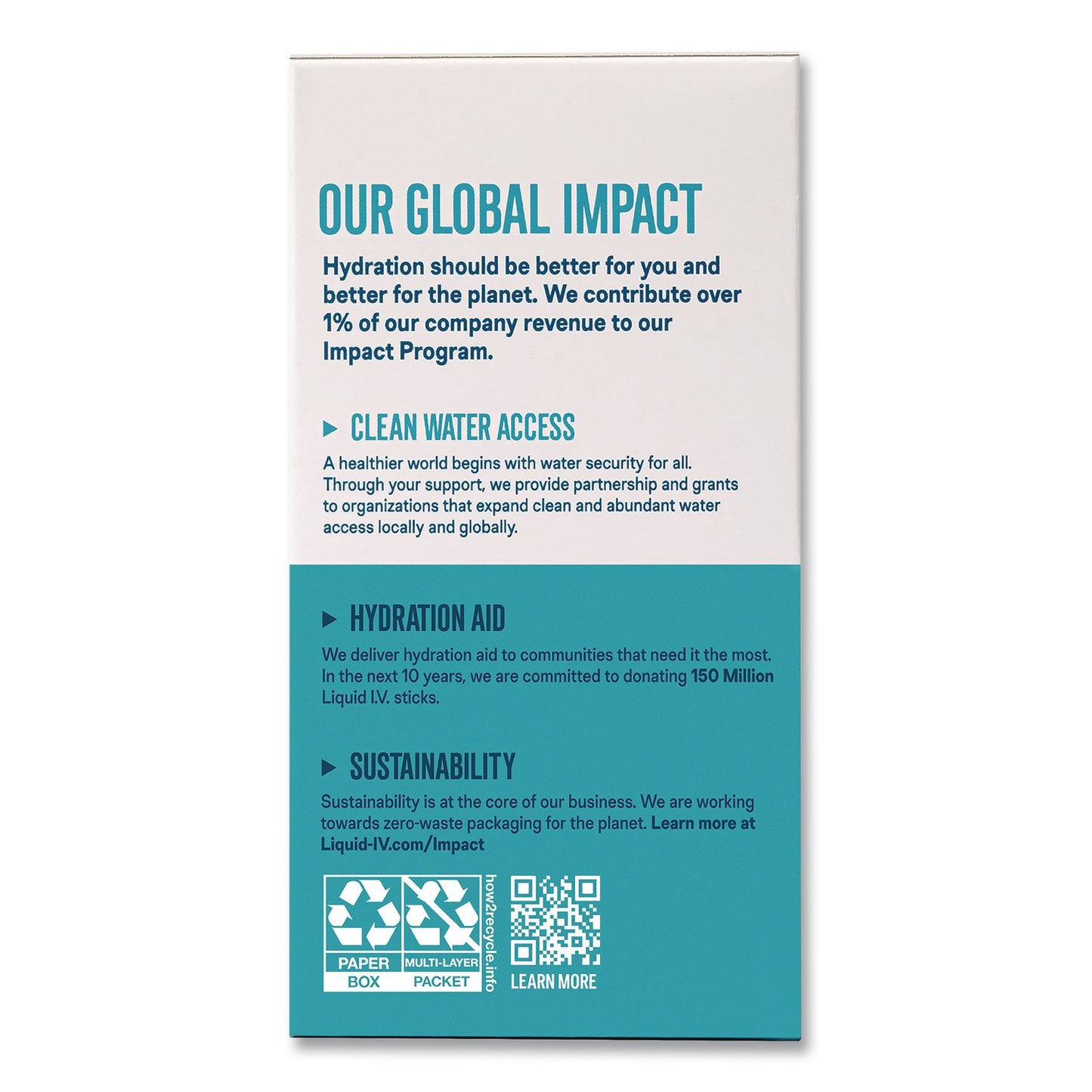 LIQUID I.V.® Sugar-Free Hydration Multiplier, 0.45 oz Stick, Sugar-Free White Peach, 15/Pack (LQVEHC28674)