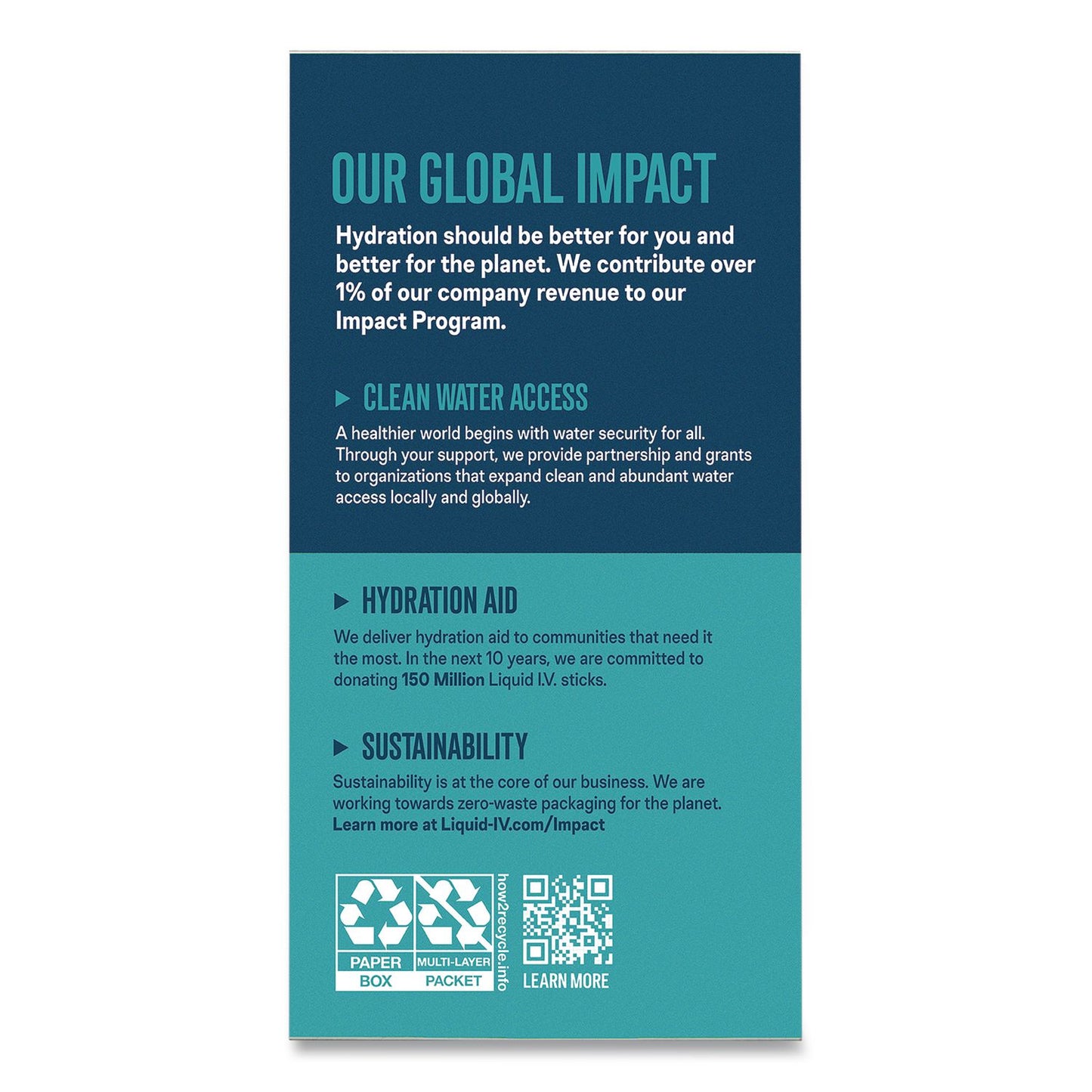 LIQUID I.V.® Hydration Multiplier, Lemon-Lime, 0.56 oz Stick, 15/Pack (LQVEHC47494)