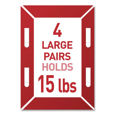 Command™ Damage-Free Hanging Picture Hanging Strip Pairs, (16) Large (0.75" x 3.65"), (12) Medium (0.63" x 2.75"), White, 28/Pack (MMMMMM1720928ES)
