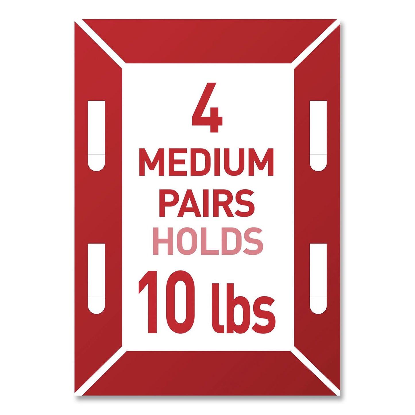 Command™ Damage-Free Hanging Picture Hanging Strip Pairs, (16) Large (0.75" x 3.65"), (12) Medium (0.63" x 2.75"), White, 28/Pack (MMMMMM1720928ES)