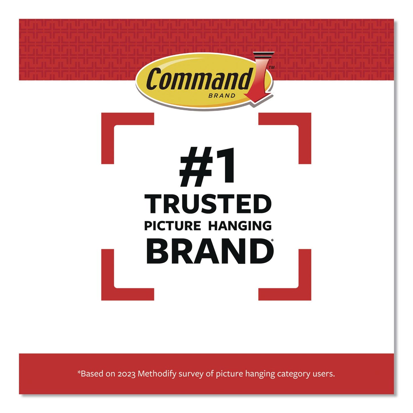 Command™ Damage-Free Hanging Picture Hanging Strip Pairs, (16) Large (0.75" x 3.65"), (12) Medium (0.63" x 2.75"), White, 28/Pack (MMMMMM1720928ES)