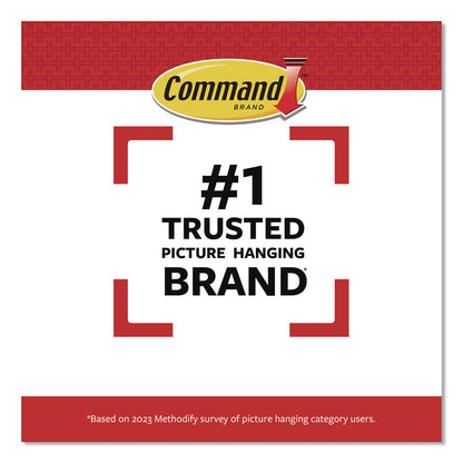 Command™ Damage-Free Hanging Picture Hanging Strip Pairs, (16) Large (0.75" x 3.65"), (12) Medium (0.63" x 2.75"), White, 28/Pack (MMMMMM1720928ES)