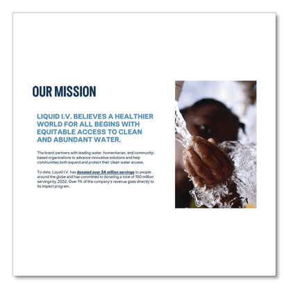 LIQUID I.V.® Hydration Multiplier, Popsicle Firecracker, 0.56 oz Stick, 15/Pack (LQVEHC97102)