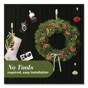 Command™ Limited Edition Decorative Hook Variety Pack, (8) Mini Spring Hooks, (2) Medium Hooks (Supports 3lb), Sage Green/Brass, 10/PK (MMMSGMHP10ESF)