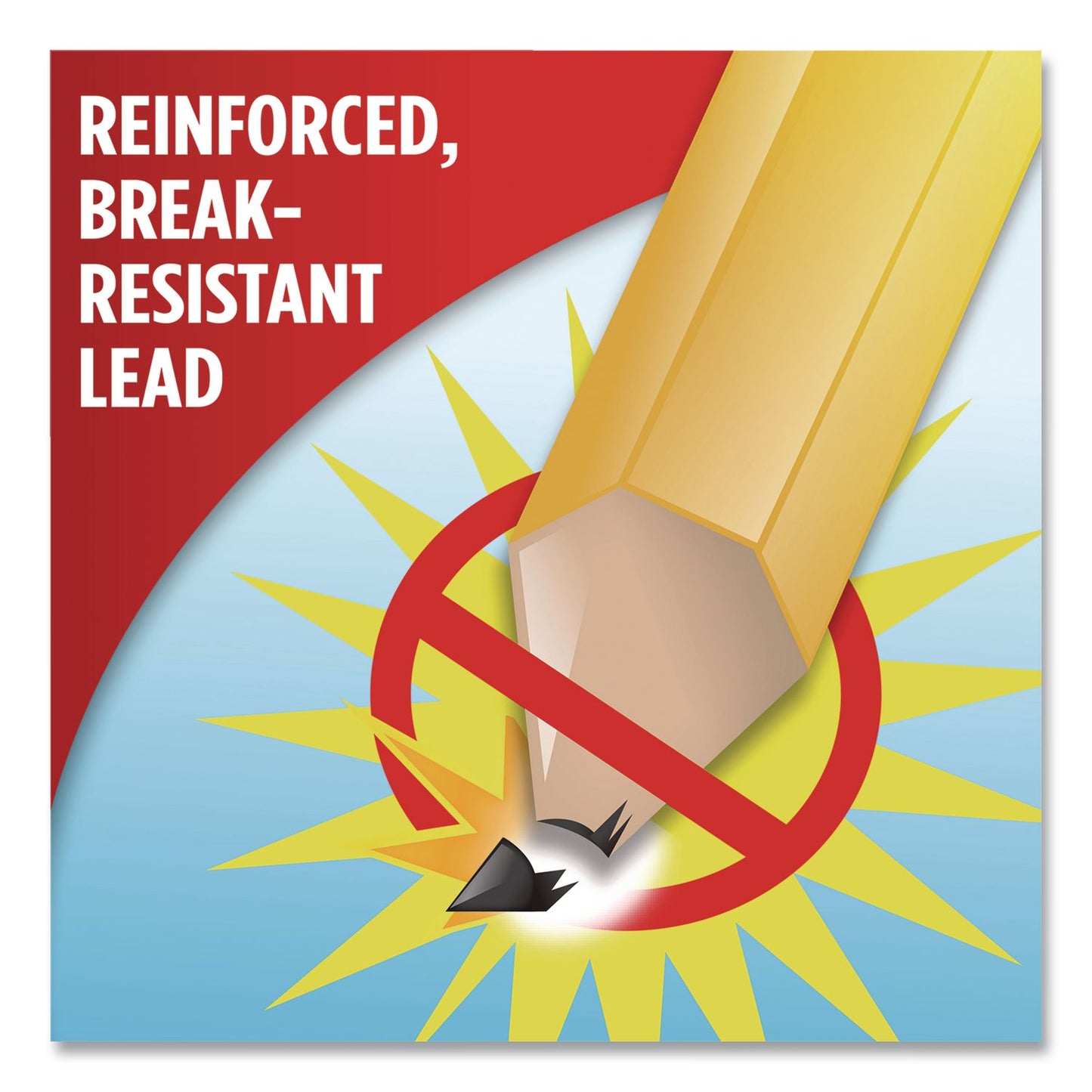 Paper Mate® EverStrong #2 Woodcase Pencils, HB (#2), Black Lead, Yellow Barrel, 72/Pack (PAP2105642)