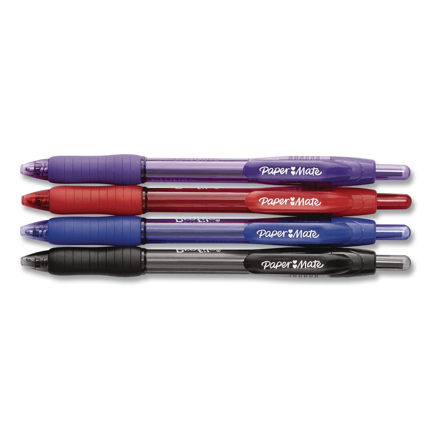 Paper Mate® Profile Ballpoint Pen, Retractable, Bold 1.4 mm, Assorted Ink and Barrel Colors, 4/Pack (PAP196066389473)