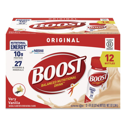 Boost® Original Nutritional Drink, Very Vanilla, 8 oz Bottle, 24/Carton (NESZHC02802)