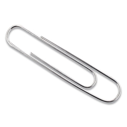 ACCO Recycled Jumbo Paper Clips, Smooth, Silver, 100/Box, 50 Boxes/Carton (ACC72525CT)
