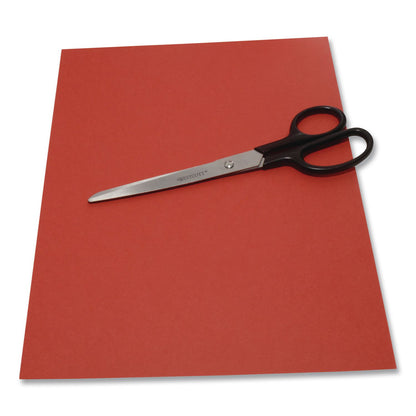 Westcott® Straight Contract Scissors, 8" Long, 3" Cut Length, Straight Black Handle, 144/Carton (ACM10572CT)