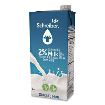 Natrel® 2% Milk, 32 oz, 12/Carton (AGOPAU93048)