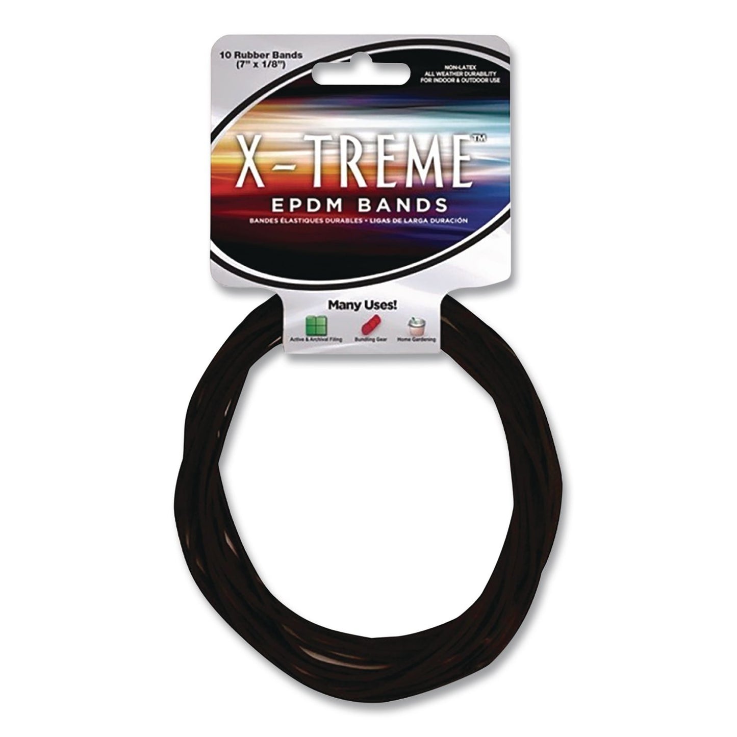 Alliance® X-TREME EPDM Bands, Size 117B, Black, 10/Pack (ALL02002PK)