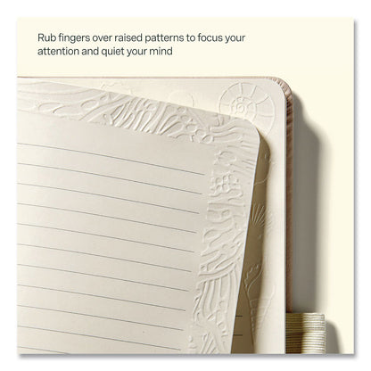 Lifelines® Shake It Up Sensory Journal, Interactive Blue/Green Color-Fusing Oil Ocean, Narrow Rule, Cream Cover, (80) 8 x 5 Sheets (LLN160103)