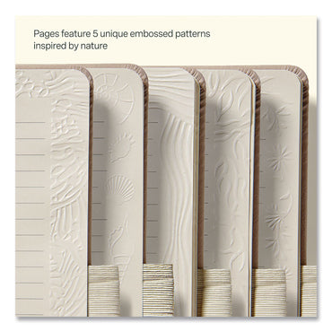 Lifelines® Shake It Up Sensory Journal, Interactive Purple/Pink Color-Fusing Oil Ocean, Wide/Legal Rule, Cream Cover, (80) 8 x 5 Sheets (LLN160110)