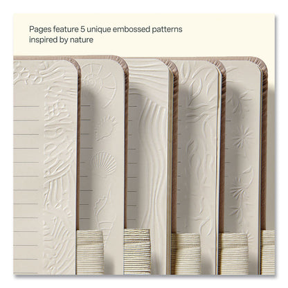 Lifelines® Shake It Up Sensory Journal, Interactive Purple/Pink Color-Fusing Oil Ocean, Wide/Legal Rule, Cream Cover, (80) 8 x 5 Sheets (LLN160110)