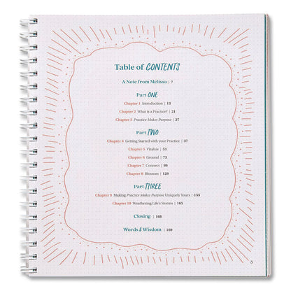 Lifelines® Guided Journal: Practice Makes Purpose by Melissa Bernstein and Shiri Mund, PhD, Green Tree Cover, (90) Sheets (LLN171101)
