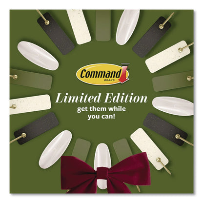 Command™ Limited Edition Decorative Hook Variety Pack, (4) Small (Supports 1 lb), (2) Medium (Supports 3 lb), Plastic, White, 6/Pack (MMMPRMHP6ESF)