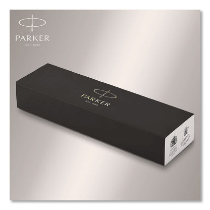 Parker® IM Premium Rollerball Pen, Gift Box, Stick, Fine 0.7 mm, Black Ink, Black/Chrome Barrel (PAR1931661)