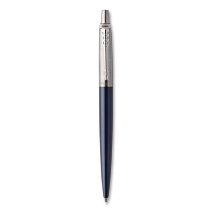 Parker® Jotter Ballpoint Pen, Retractable, Medium 0.7 mm, Blue Ink, Royal Blue/Stainless-Steel Barrel (PAR1953209)