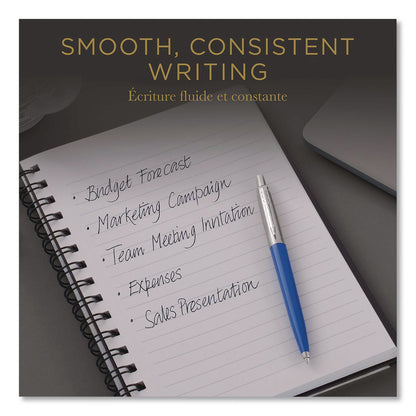 Parker® Quinkflow Refill for Parker Ballpoint Pen, Medium Conical Tip, Black Ink, 10/Pack (PAR2119153)