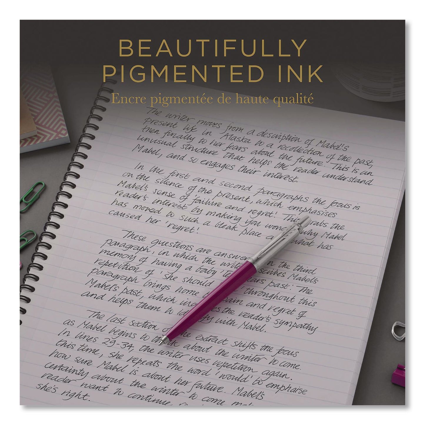 Parker® Quinkflow Refill for Parker Ballpoint Pen, Medium Conical Tip, Black Ink, 10/Pack (PAR2119153)