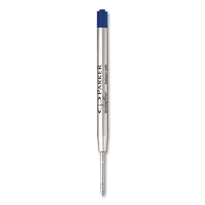Parker® Quinkflow Refill for Parker Ballpoint Pen, Medium Conical Tip, Blue Ink, 10/Pack (PAR2119154)
