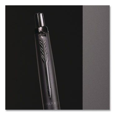 Parker® Jotter XL Ballpoint Pen, Monochrome Collection, Retractable, Medium, Blue Ink, Matte Black Barrel (PAR2122753)