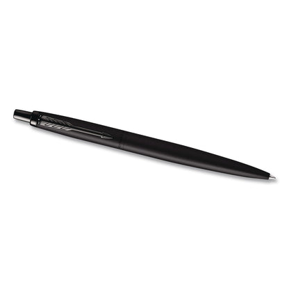 Parker® Jotter XL Ballpoint Pen, Monochrome Collection, Retractable, Medium, Blue Ink, Matte Black Barrel (PAR2122753)