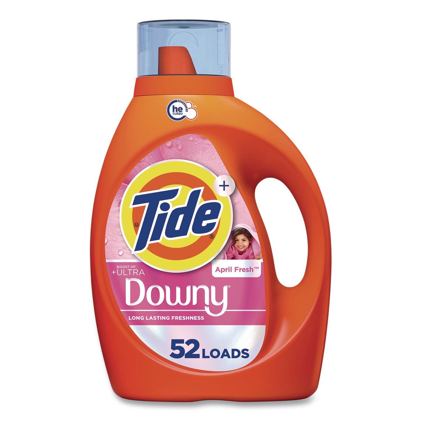 Tide® Plus Boost of Ultra Downy Laundry Detergent, HE Compatible, April Fresh Scent, 73 oz Bottle (PGC17523)