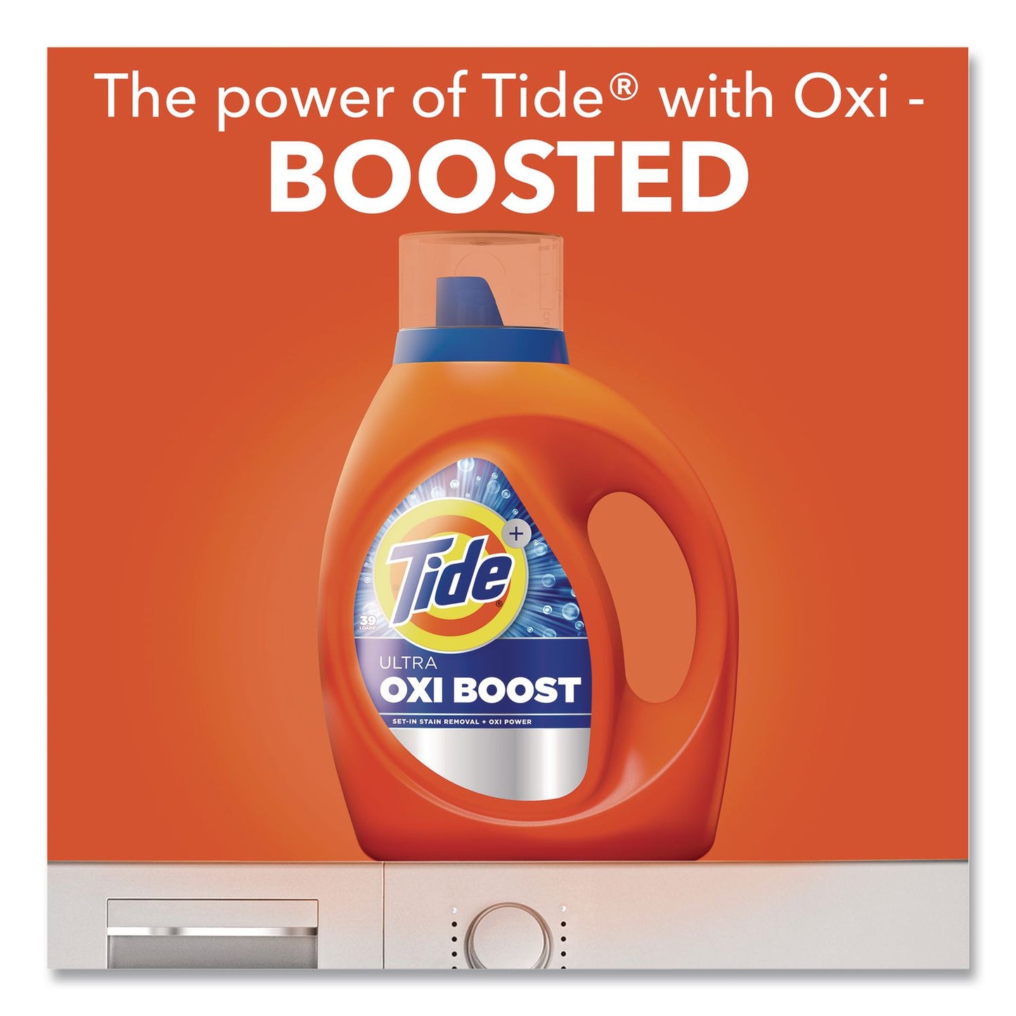 Tide® Ultra OXI Boost Laundry Detergent, HE Compatible, 117 oz Bottle (PGC17538)