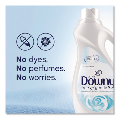 Downy® Free and Gentle Liquid Fabric Softener, Unscented, 111 oz Bottle (PGC18262)