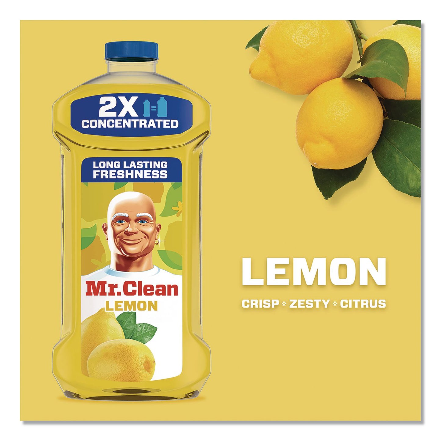 Mr. Clean® Multi-Surface Antibacterial Cleaner, Lemon Scent, 99 oz Jug (PGC18551)