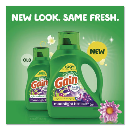 Gain® Liquid Laundry Detergent, HE Compatible, Moonlight Breeze, 194 oz Bottle (PGC19112)