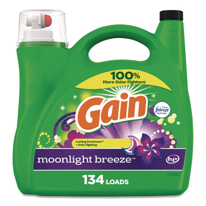 Gain® Liquid Laundry Detergent, HE Compatible, Moonlight Breeze, 194 oz Bottle (PGC19112)