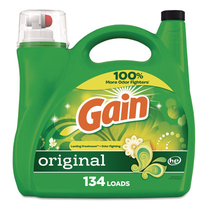 Gain® Liquid Laundry Detergent, HE Compatible, Original Scent, 194 oz Bottle (PGC19114)