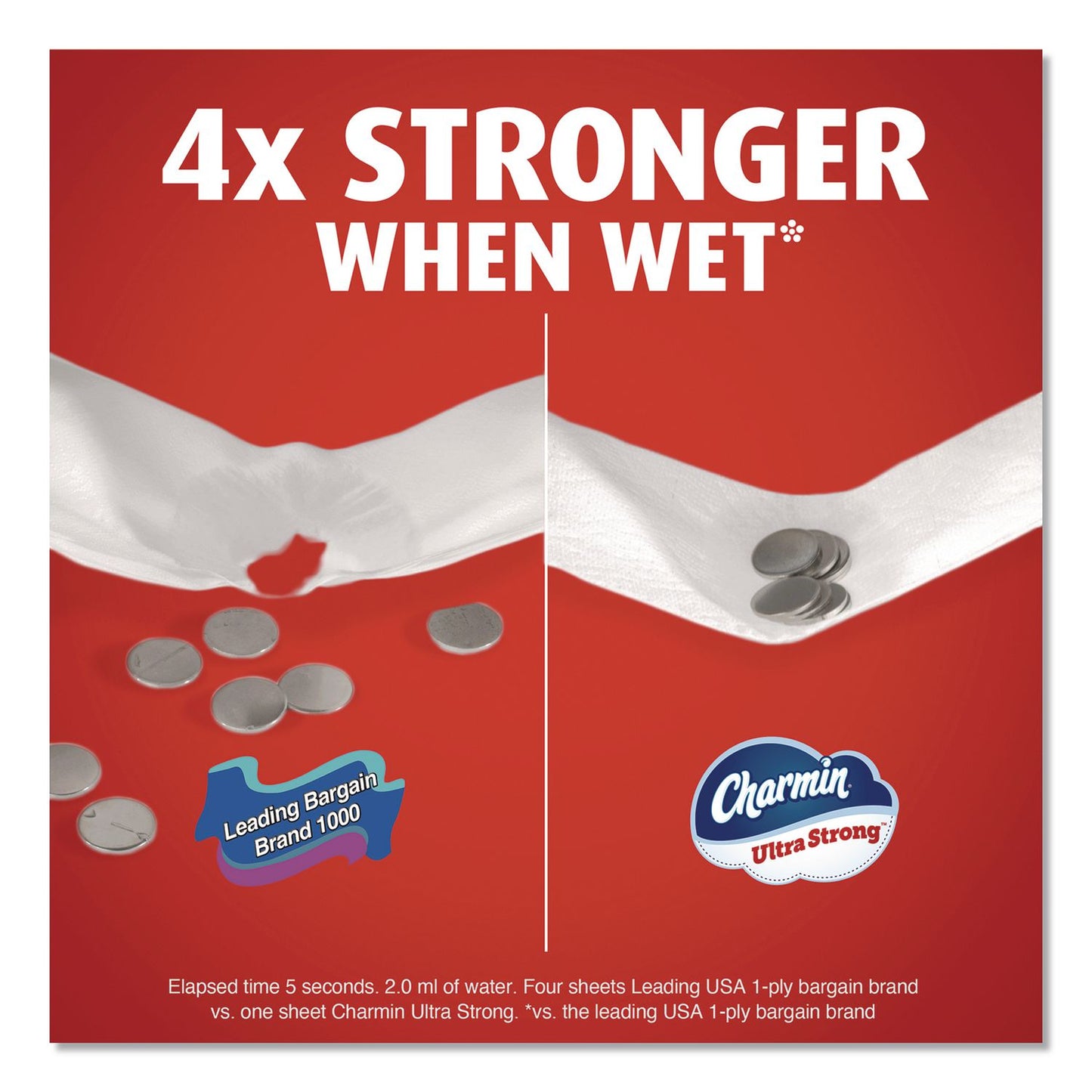 Charmin® Ultra Strong Bathroom Tissue, Septic Safe, 2-Ply, White, 220 Sheets/Roll, 12 Rolls/Pack (PGC32173)