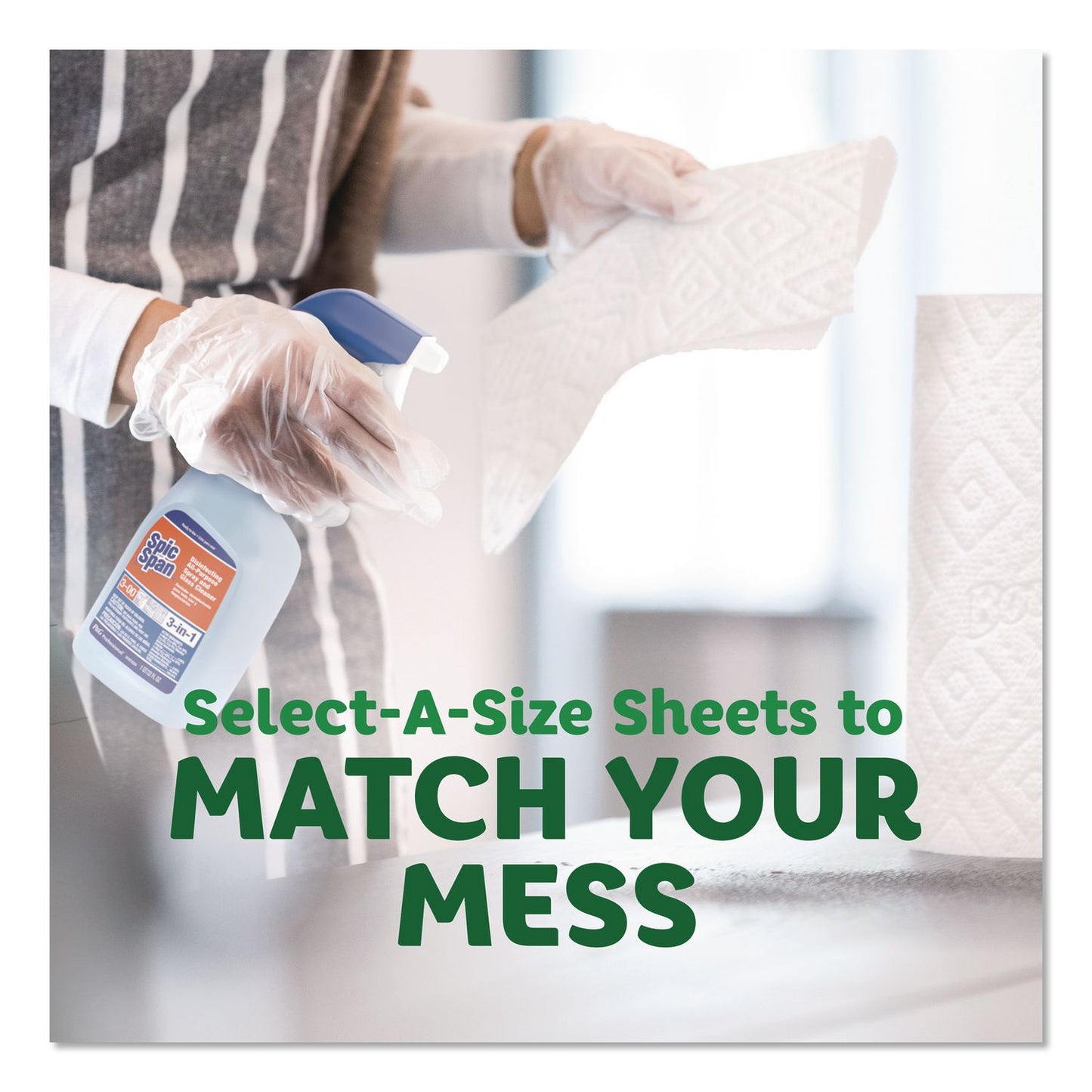 Bounty® Select-A-Size Triple Roll Paper Towels, 2-Ply, 5.9 x 11, White, 123 Sheets/Roll, 12 Rolls/Carton (PGC60107)